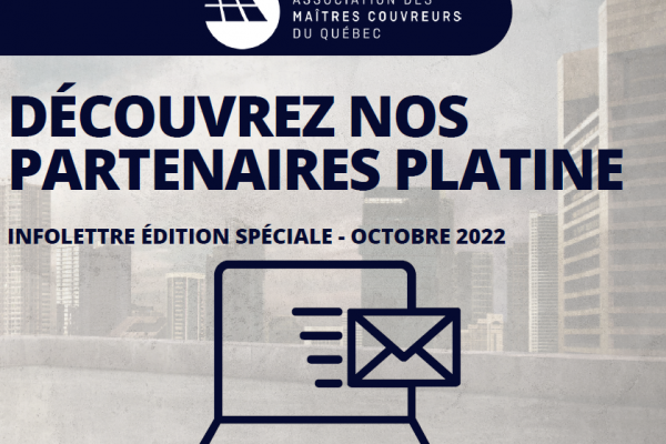 Infolettre des partenaires PLATINE – octobre 2022